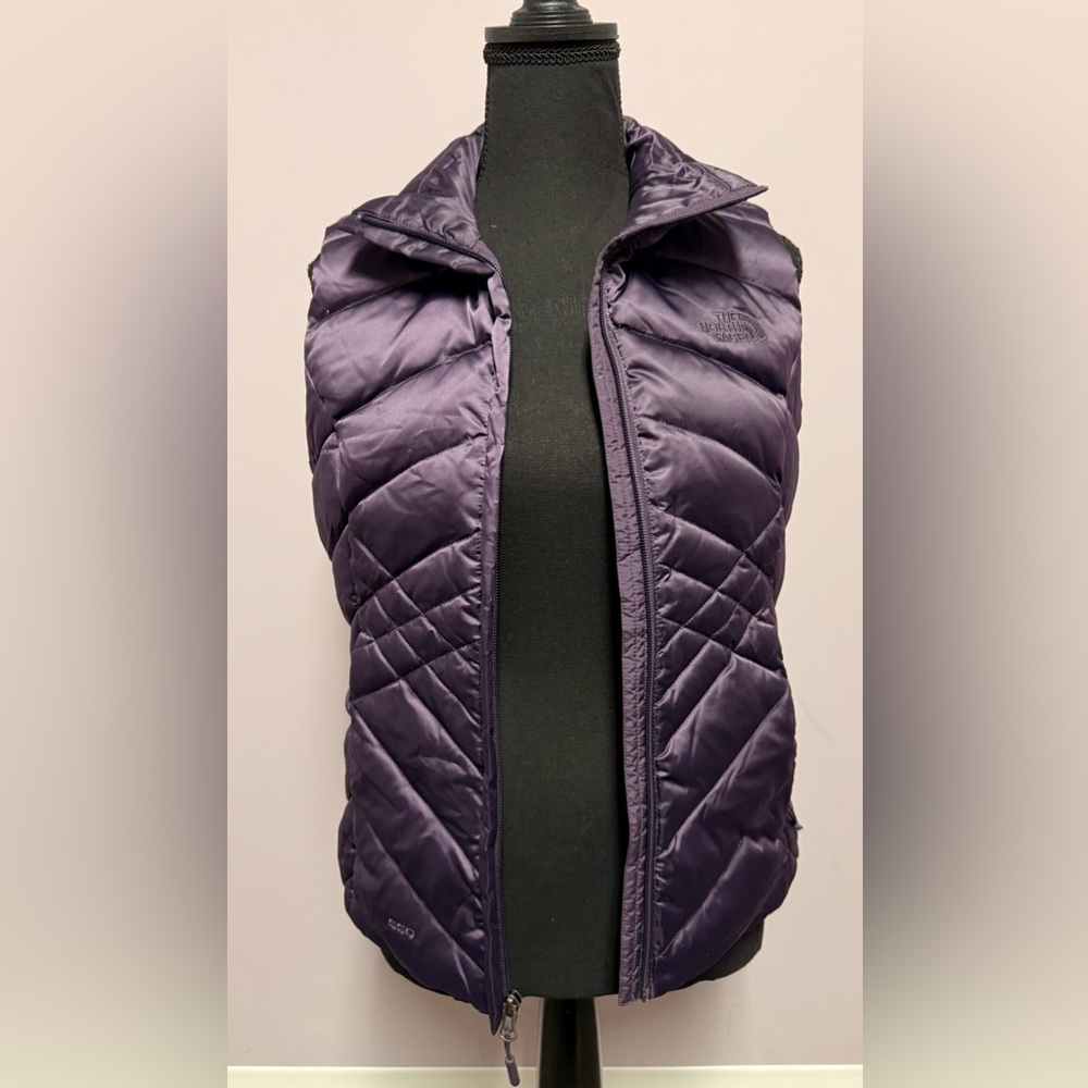 North Face 550 Down Puffer Vest Quilted Aconcagua